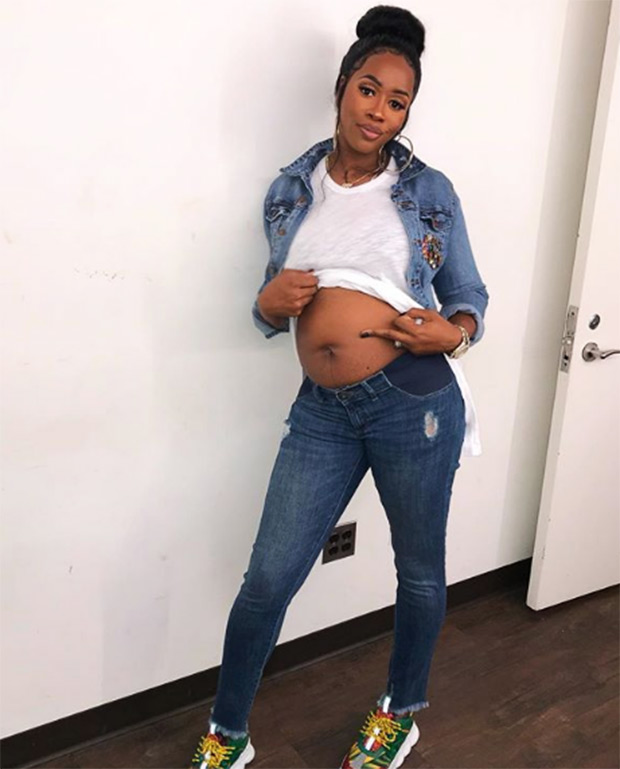 remy ma baby bump