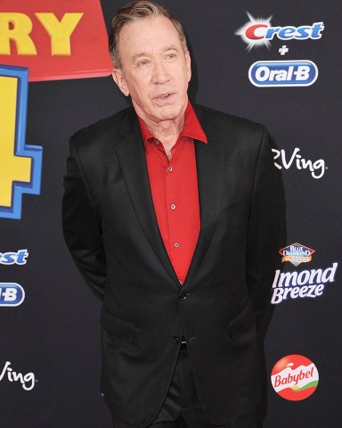 Tim Allen arrives at the world premiere of "Toy Story 4", at the El Capitan in Los AngelesWorld Premiere of "Toy Story 4" - Arrivals, Los Angeles, USA - 11 Jun 2019