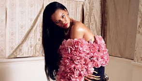 Rihanna pink top garage