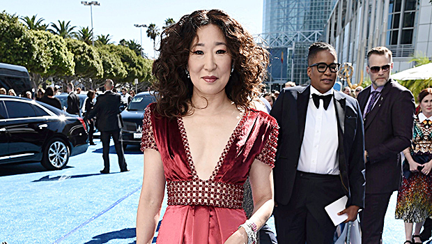sandra oh emmy dress