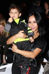 Nicole Snooki Polizzi, Lorezo LaValle
Nike Levi's Kids show, Autumn Winter 2015, Mercedes-Benz Fashion Week, New York, America - 12 Feb 2015