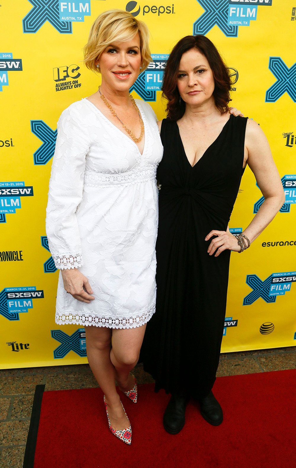 Molly Ringwald, left, and Ally Sheedy walk the red carpet for "The Breakfast Club" 30th Anniversary Restoration World Premiere during the South by Southwest Film Festival on in Austin, Texas
2015 SXSW - "The Breakfast Club" 30th Anniversary Restoration World Premiere, Austin, USA - 16 Mar 2015