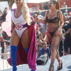 Amber Rose and Blac Chyna hype up the crowd at Slutwalk 2017