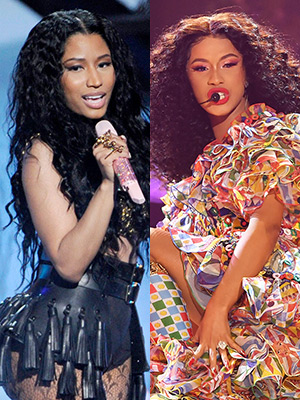 Cardi B & Nicki Minaj’s Performance Outfits: Sexiest Onstage Looks ...