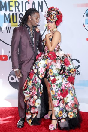Offset and Cardi B
American Music Awards, Arrivals, Los Angeles, USA - 09 Oct 2018