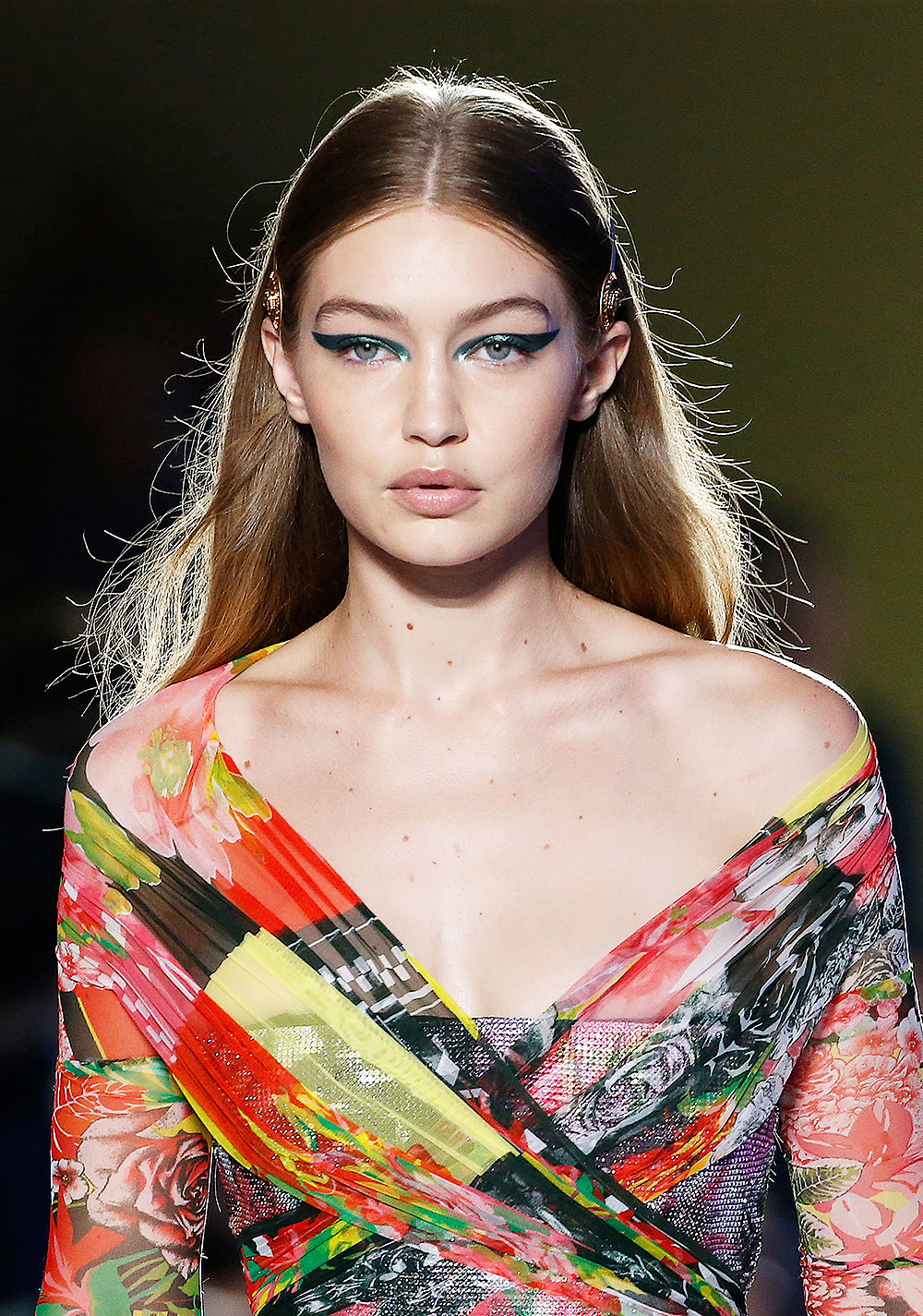 Gigi Hadid on the catwalk
Versace show, Runway, Spring Summer 2019, Milan Fashion Week, Italy - 21 Sep 2018