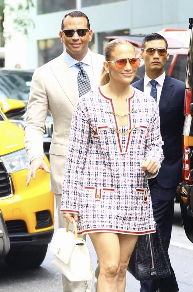 Jeff Lee, Alex Rodriguez & Jennifer Lopez