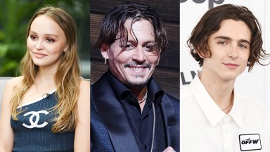 Lily-Rose Depp, Johnny Depp, Timothee Chalamet
