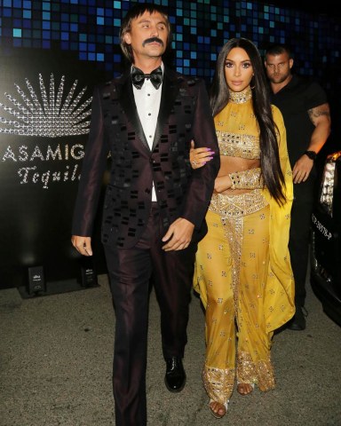 Celebrities in Halloween Costumes - File Photo by: zz/GOTPAP/STAR MAX/IPx 2017 10/27/17 Jonathan Cheban and Kim Kardashian are seen in Los Angeles, CA.
