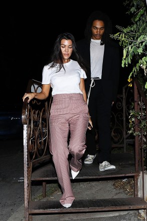 West Hollywood, CA  - *EXCLUSIVE* Reality star Kourtney Kardashian and model Luka Sabbat out doing a little shopping at Rick Owens store in West Hollywood.

Pictured: Kourtney Kardashian, Luka Sabbat

BACKGRID USA 3 OCTOBER 2018 

USA: +1 310 798 9111 / usasales@backgrid.com

UK: +44 208 344 2007 / uksales@backgrid.com

*UK Clients - Pictures Containing Children
Please Pixelate Face Prior To Publication*