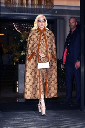 Lady Gaga 'House of Gucci' cast at their hotel, London, UK - 10 Nov 2021