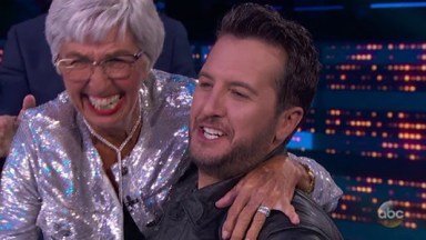 Luke Bryan & his mother LeClaire
