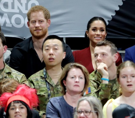 Prince Harry and Meghan Duchess of Sussex attend the Wheelchair Basketball Final at the Invictus GamesPrince Harry and Meghan Duchess of Sussex tour of Australia - 27 Oct 2018