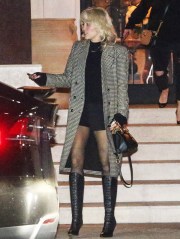 Los Feliz, CA  - *EXCLUSIVE*  - Miley Cyrus cuts a stylish figure as she leaves the Cara Hotel while enjoying a night out with friends in Los Feliz.

Pictured: Miley Cyrus

BACKGRID USA 18 NOVEMBER 2021 

BYLINE MUST READ: Stoianov / BACKGRID

USA: +1 310 798 9111 / usasales@backgrid.com

UK: +44 208 344 2007 / uksales@backgrid.com

*UK Clients - Pictures Containing Children
Please Pixelate Face Prior To Publication*