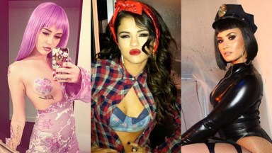 miley cyrus demi lovato selena gomez halloween costumes