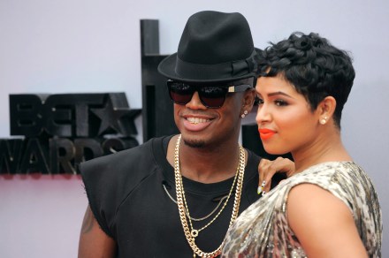 Ne-Yo, left, and Monyetta Shaw arrive at the BET Awards at the Nokia Theatre, in Los Angeles
2013 BET Awards - Arrivals, Los Angeles, USA - 30 Jun 2013