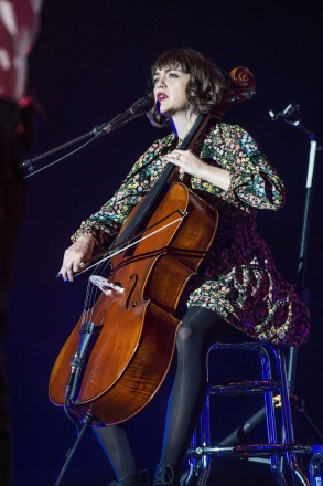 Neyla Pekarek of The Lumineers performs at the 2017 KROQ Almost Acoustic Christmas at The Forum, in Inglewood, Calif
2017 Almost Acoustic Christmas - Day 2, Inglewood, USA - 10 Dec 2017