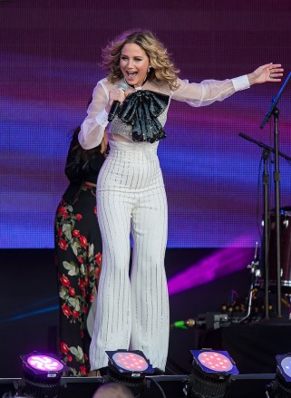 Jennifer Nettles of the country duo 'Sugarland' performs in concert'Jimmy Kimmel Live' TV show, Los Angeles, USA - 16 Apr 2018