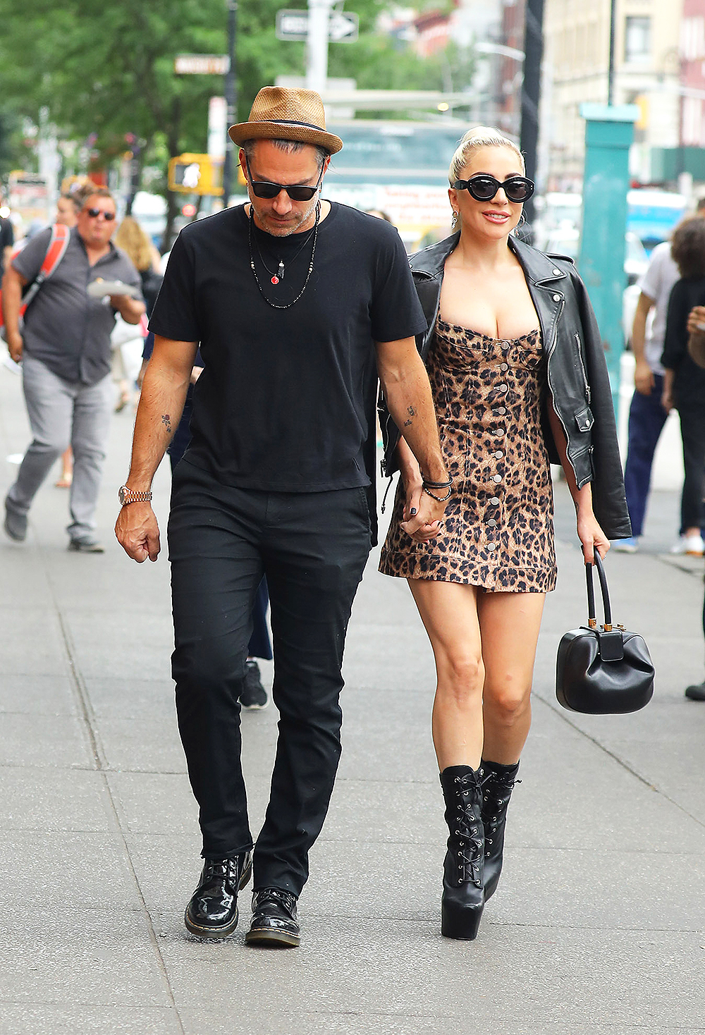 Lady Gaga and Christian Carino out and about, New York, USA - 28 Jun 2018