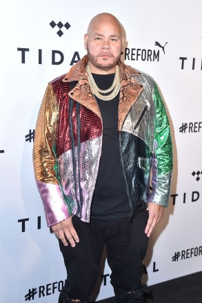 Fat JoeFourth annual TIDAL X: Brooklyn benefit concert, Arrivals, New York, USA - 23 Oct 2018 This year's players are coming together to support criminal justice reform across the country.  100 percent of proceeds and donations will support criminal justice nonprofits such as #Cut50, Equal Justice Initiative, Innocence Project, and REFORM.