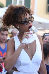 Rihanna enjoys an ice cream with friends and fans in Porto Fino Italy, and takes pictures of the photographers shooting her.

Pictured: Rihanna
Ref: SPL308775 240811 NON-EXCLUSIVE
Picture by: SplashNews.com

Splash News and Pictures
Los Angeles: 310-821-2666
New York: 212-619-2666
London: 0207 644 7656
Milan: +39 02 4399 8577
Sydney: +61 02 9240 7700
photodesk@splashnews.com

World Rights