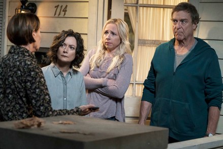 THE CONNERS - "Keep on Truckin’" - In the premiere episode, "Keep on Truckin’," a sudden turn of events forces the Conners to face the daily struggles of life in Lanford in a way they never have before. "The Conners" premieres TUESDAY, OCT. 16 (8:00-8:31 p.m. EDT), on ABC. (ABC/Eric McCandless)LAURIE METCALF, SARA GILBERT, LECY GORANSON, JOHN GOODMAN