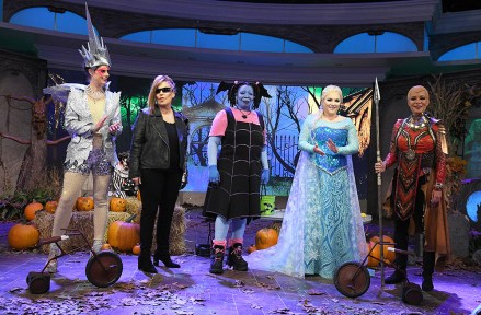 THE VIEW -  "The View's" Halloween show airs Wednesday, October 31, 2018 on ABC.  "The View" airs Monday-Friday (11:00 am-12:00 pm, ET) on the ABC Television Network.    (ABC/Lorenzo Bevilaqua) ABBY HUNTSMAN, JOY BEHAR, WHOOPI GOLDBERG, MEGHAN MCCAIN, SUNNY HOSTIN