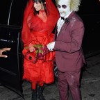The-Weeknd-&-Bella-Hadid-Wear-Iconic-'Beetlejuice'-Costumes-For-Halloween-gal