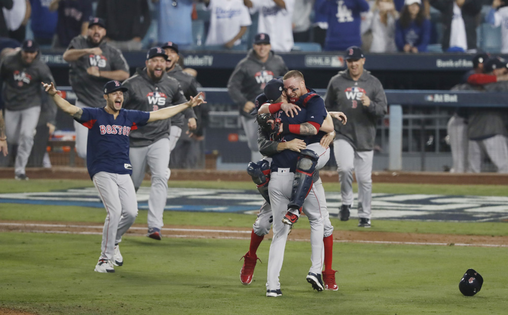 Boston Red Sox at Los Angeles Dodgers, USA - 28 Oct 2018