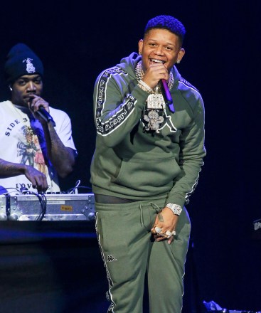 Yella Beezy performing during the Indigoat tour
Chris Brown in concert, Oakland, USA - 15 Oct 2019