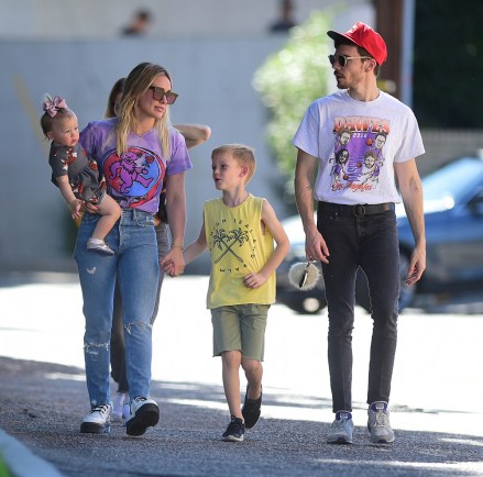 Hilary Duff, Matthew Koma, Luca Cruz Comrie and Banks Violet Bair
Hilary Duff and Matthew Koma out and about, Los Angeles, USA - 25 Oct 2019