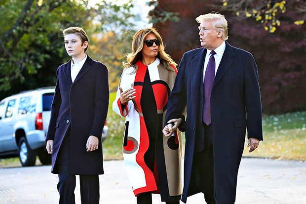 Barron Trump New Pics: He’s Almost As Tall As His Dad Donald ...