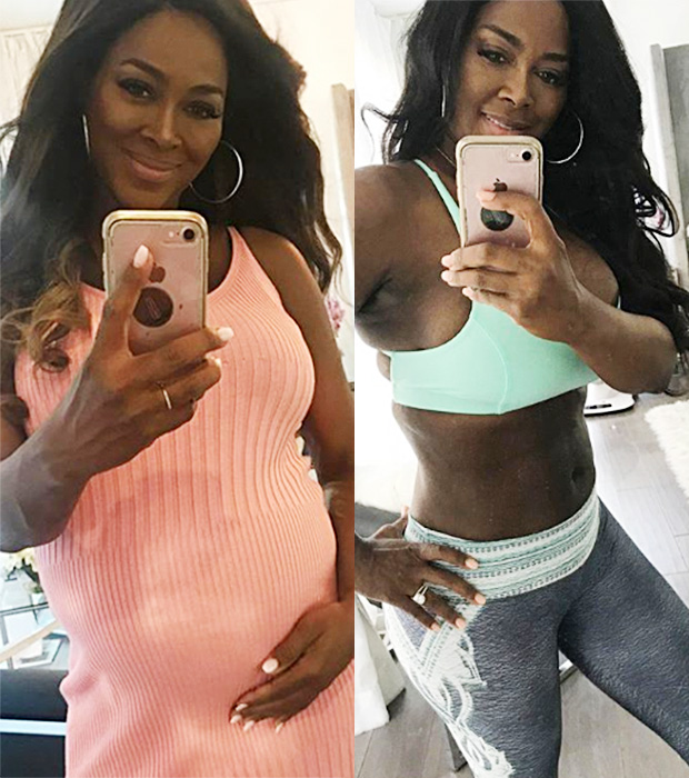 Kenya Moore Before/After Pregnancy 