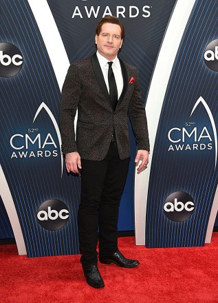 Jerrod Niemann arrives at the 52nd annual CMA Awards at Bridgestone Arena, in Nashville, Tenn
52nd Annual CMA Awards - Arrivals, Nashville, USA - 14 Nov 2018