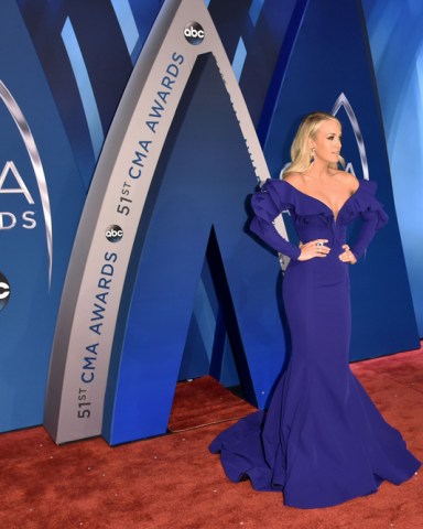 Carrie Underwood
51st Annual CMA Awards, Arrivals, Nashville, USA - 08 Nov 2017
WEARING FOUAD SARKIS COUTURE