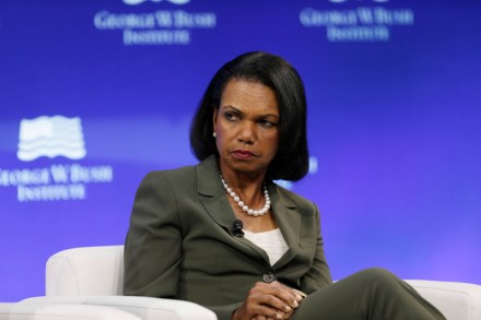 Former U.S. Secretary of State Condoleeza Rice participates in a panel discussion at a forum sponsored by the George W. Bush Institute in New York
Bush Center Forum, New York, USA - 19 Oct 2017