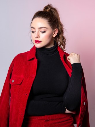 'Legacies' star Danielle Rose Russell stops by HollywoodLife's photo studio in New York City