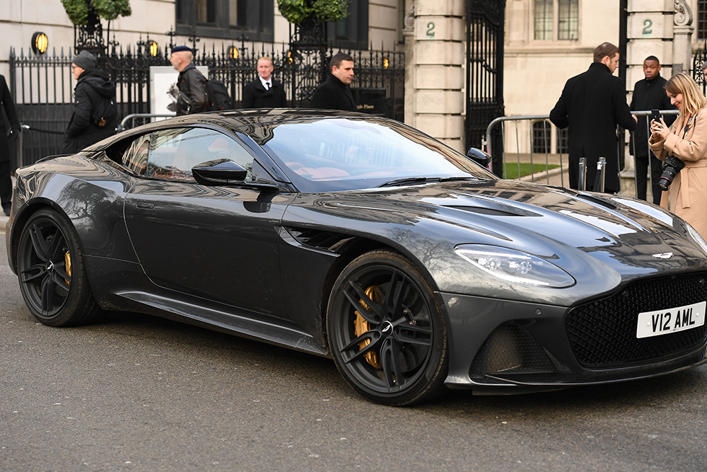 David Beckham leaving
Kent & Curwen show, Fall Winter 2019, London Fashion Week Men's, UK - 06 Jan 2019