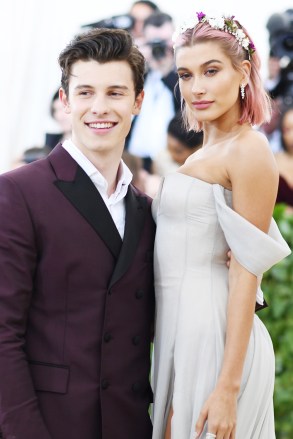 Shawn Mendes and Hailey BaldwinThe Metropolitan Museum of Art's Costume Institute Benefit celebrating the opening of Heavenly Bodies: Fashion and the Catholic Imagination, Arrivals, New York, USA - 07 May 2018