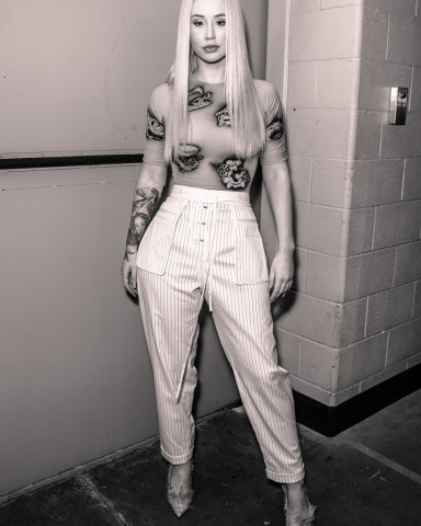 Iggy AzaleaiHeartRadio Music Festival, Backstage, Las Vegas, USA - 21 Sep 2018