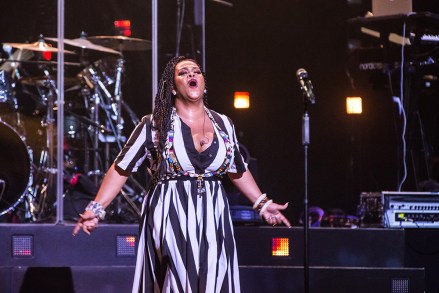 Jill Scott
Jill Scott in concert at the Ford Amphitheater, New York, USA - 14 Aug 2016