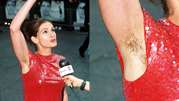 Julia Roberts Talks Hairy Armpit Moment At Notting Hill Premiere Hollywood Life 
