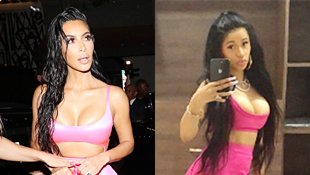 kim kardashian hot pink dress