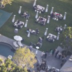*EXCLUSIVE* Sean "Diddy'' Combs hosts a memorial service for Kim Porter at this Bel Air home
