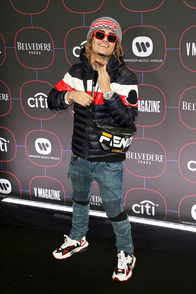 Lil Pump at Warner Music Group’s Pre-Grammy Celebration in 2019