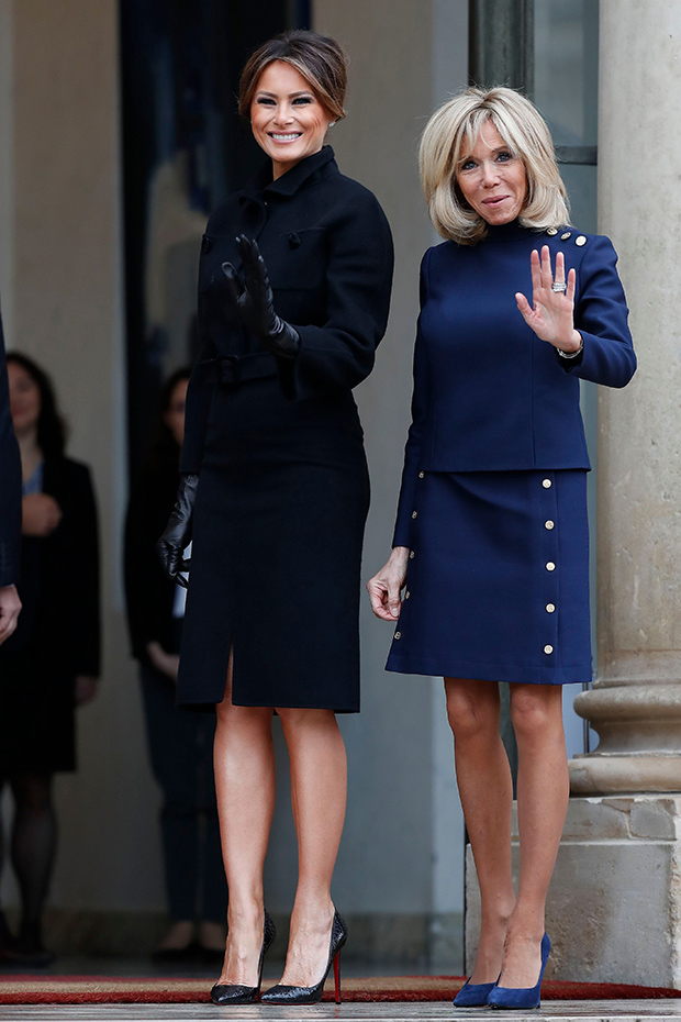 Melania Trump, Brigitte Macron