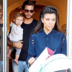 Kourtney Kardashian and Scott Disick out and about, Los Angeles, America - 01 Aug 2013