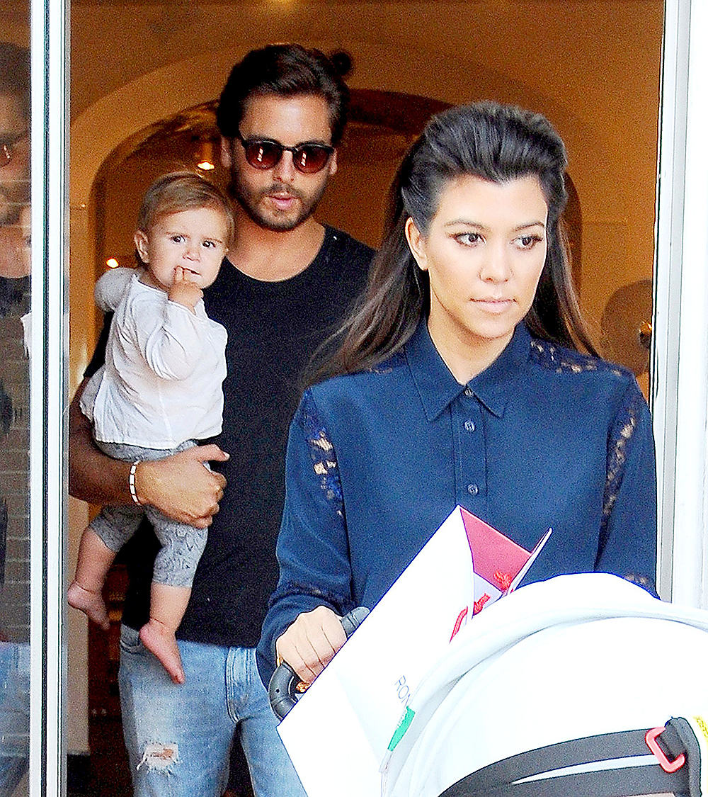 Kourtney Kardashian and Scott Disick out and about, Los Angeles, America - 01 Aug 2013