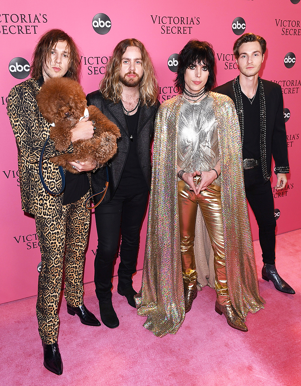 The Struts - Gethin Davies, Luke Spiller, Adam Slack and Jed ElliottVictoria's Secret Fashion Show, Pink Carpet Arrivals, New York, USA - 08 Nov 2018