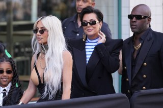 North West, Kim Kardashian West, Kris Jenner and Corey Gamble
Jean Paul Gaultier show, Arrivals, Haute Couture Fashion Week, Paris, France - 06 Jul 2022